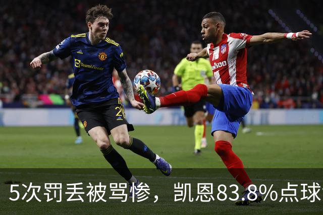 5次罚丢被骂惨，凯恩83.8%点球命中率却压过梅西C罗